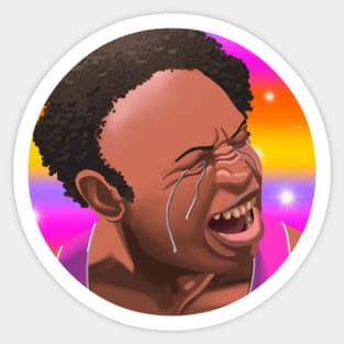 Jamaican Man Crying Sticker